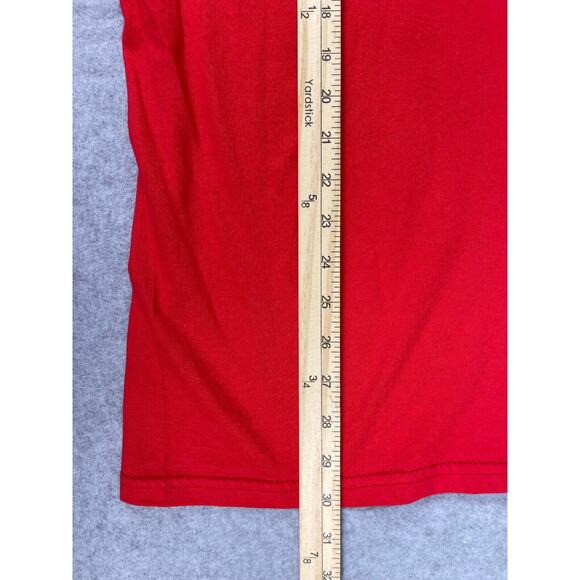 Charlie Brown Christmas T-Shirt Gildan Heavy Cotton Red Adult L - Picture 4 of 5